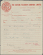 Zypern: 1915, Telegram Form Of The "EASTERN TELEGRAPH COMPANY, Ltd. - CYPRUS STATION" At FAMAGUSTA F - Sonstige & Ohne Zuordnung