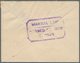 Zypern: 1915 Letter From Larnaca With Rare Censor Mark "MARTIAL LAW/ PASSED CENSOR/CYPRUS" Sent Via - Sonstige & Ohne Zuordnung
