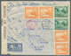 Zypern: 1941. Registered Envelope Addressed To Egypt Bearing SG 152, ½pi Green (2) And SG 154, 1pi O - Autres & Non Classés