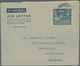Zypern: 1947, Airletter 4 172d Canc. "LIMASSOL 11 DEC 47" To USA, Commercial Usage (Kessler 2). - Sonstige & Ohne Zuordnung