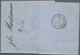 Baden - Marken Und Briefe: 1854/1856, 3 Kr Schwarz/gelb Und 6 Kr Schwarz/grün A. Kpl. Faltbrief Mit - Other & Unclassified