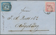 Baden - Marken Und Briefe: 1862, Wappen Auf Weißem Grund 6 Kr. Preussischblau Mit Nr.-St "45" Und 3 - Sonstige & Ohne Zuordnung