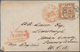 Baden - Marken Und Briefe: 1866, 9 Kreuzer Braun Entwertet Mit K1 CARLSRUHE Auf Kleinem Damenbrief " - Sonstige & Ohne Zuordnung