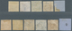 Bayern - Marken Und Briefe: 1850 - 1866, Quadratausgaben Mit Mühlradstempeln, 11 Marken Inclusive Je - Autres & Non Classés