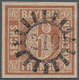 Bayern - Marken Und Briefe: 1849, Freimarke Ziffern 6 Kr. Lebhaftrötlichbraun Platte I (unterbrochen - Autres & Non Classés