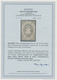 Bayern - Telegrafenmarken: 1870, Telegrafenmarke 23Fl.20Kr./50 Fr. Grau, Ungebraucht Mit Vollem Orig - Autres & Non Classés