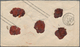Bayern - Ganzsachen: 1870, GA-Umschlag 3 Kr. Rosa, Klappenstempel 18mm Mit Zusatzfrankatur 2x 6 Kr. - Sonstige & Ohne Zuordnung