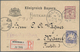 Bayern - Ganzsachen: 1891, 3 Pfg. Ganzsachenkarte Mit Kopfstehendem Wertstempel Mit Zusätzlichen 20 - Autres & Non Classés