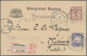 Bayern - Ganzsachen: 1891, 3 Pfg. Ganzsachenkarte Mit Kopfstehendem Wertstempel Mit Zusätzlichen 20 - Sonstige & Ohne Zuordnung