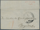 Bergedorf - Vorphilatelie: "BERGEDORFF 11 11" Seltener Roter Ankunfts-L2 Rs. Auf Faltbrief Mit Vs. G - Prephilately