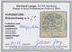 Braunschweig - Marken Und Briefe: 1852, 2 Sgr Blau Entwertet Mit Blauem K2 Auf Briefstück, Echt Und - Brunswick