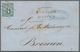 Hamburg - Marken Und Briefe: 1865, Wappen 4 Schilling Preussischblau Vollrandig Geschnitten Mit Dünn - Hamburg