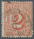 Hamburg - Marken Und Briefe: 1864, 2 Schilling Rot, Mit Auf Dieser Marke Seltenerem Stempel "HAMBURG - Hamburg
