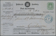 Hamburg - Ganzsachen: 1866, Post-Anweisung 4 Schilling Grün, Vollständiges Formular Sauber Gebraucht - Hambourg