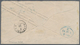 Hamburg - Ganzsachen: 1867, GA-Umschlag 4 Schilling (rückseitig VIER Mit Seitenverkehrtem E) Mit Pre - Hamburg