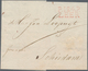 Hannover - Vorphilatelie: 1812, Ca: Kleiner Auslandsbrief Mit Rotem Departementsstempel "P. 124 P./L - Prephilately