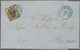 Hannover - Marken Und Briefe: 1855, Wappen 1/10 Thaler, Engmaschiger Netzunterdruck In Orange, Farbf - Hanovre