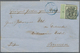 Hannover - Marken Und Briefe: 1856, 1 Ggr. Mit Lebhaftolivgrünem Netzwerk, Unten Lupenrandig, Sonst - Hanover
