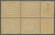 Helgoland - Marken Und Briefe: 1873, QV ¼ S Lilarosa /graugrün Im Postfrischen Viererblock Vom Oberr - Heligoland
