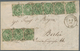 Preußen - Marken Und Briefe: 1867. MeF Mit 9x 4 Pf Adler Auf Faltbrief Von "Quittainen 3.7.67" Nach - Altri & Non Classificati