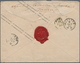 Preußen - Ganzsachen: 1865, 1 Silbergroschen Rot, B-Format, Mit 4 X 1 Silbergroschen Rot (stockig) A - Other & Unclassified