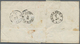 Thurn & Taxis - Marken Und Briefe: 1852, 1/2 Sgr. Schwarz Auf Graugrün, Zwei Einzelstücke (Randstück - Other & Unclassified