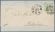 Thurn & Taxis - Marken Und Briefe: 1862, 1 Kr. Grün, Seltene Einzelfrankatur Auf Streifband, NS "134 - Other & Unclassified