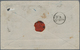 Thurn & Taxis - Marken Und Briefe: 1859/60 (Markenausgaben), 30 Kr. Orange Und 6 Kr. Rosa Auf Brief - Autres & Non Classés