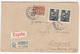 Yugoslavia, Letter Cover Registered Expres Travelled 1949 Sarajevo To Zagreb B190201 - Bosnien-Herzegowina