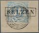 Thurn & Taxis - Landpoststempel: 1860, SELZEN, Ra 1 Schwarz, Zentriert Bzw. Glasklar Auf 3 Kr. Hellb - Other & Unclassified