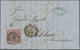 Württemberg - Marken Und Briefe: 1851, Freimarke Ziffern 9 Kr. Schwarz Auf Dunkelrosa Auf Brief Ab " - Autres & Non Classés