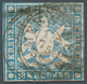 Württemberg - Marken Und Briefe: 1857, Wappen 18 Kr. Hellblau Mit Seidenfaden, Knapp- Bis Vollrandig - Other & Unclassified