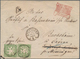 Württemberg - Marken Und Briefe: 1861, Couvert Mit Zweimal Wappen 6 Kr. Grün, Eng Gezähnt, Dünnes Pa - Other & Unclassified