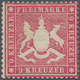 Württemberg - Marken Und Briefe: 1860, 9 Kr. Karmin, Farbfrisch Und Mit Erhabener Wappenprägung, All - Other & Unclassified