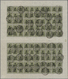 Württemberg - Marken Und Briefe: 1923, 1 Mio. Auf 60 Pfg. Im Kompletten Doppelboggen Mit 10 Zwischen - Autres & Non Classés
