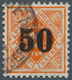 Württemberg - Marken Und Briefe: 1923, Dienstmarke "50" Auf 25 Pf. Rotorange, Einwandfrei Gezähnt Mi - Other & Unclassified