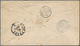 Württemberg - Ganzsachen: 1862, GA-Umschlag 6 Kr. Schwarz Mit Großem Überdruck Mit Unterschiedlichen - Autres & Non Classés