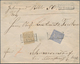 Norddeutscher Bund - Marken Und Briefe: 1868, 2 Gr Blau Und 5 Gr Ockerbraun Je Entwertet Mit Ra2 "GL - Other & Unclassified