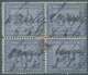 Norddeutscher Bund - Marken Und Briefe: 1869, 30 Gr. Graublau, Farbfrischer, Seltener Viererblock Mi - Autres & Non Classés