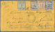 Elsass-Lothringen - Marken Und Briefe: 1871, 1 C Olivgrün, 10 C Orangebraun Und 20 C Blau, Je In Typ - Autres & Non Classés