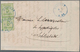 Elsass-Lothringen - Marken Und Briefe: 1871, 5 C Gelblichgrün, Senkrechtes Paar Als Mehrfachfrankatu - Autres & Non Classés
