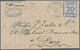 Elsass-Lothringen - Marken Und Briefe: 1871, 20 C Ultramarin, Zwei Kompl. Faltbriefe, Jeweils Mit Ei - Sonstige & Ohne Zuordnung