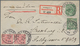Elsass-Lothringen - Besonderheiten: 1887/1891, 2 Incoming Mails Mit 10 Pf Karmin Und 20 Pf Ultramari - Sonstige & Ohne Zuordnung
