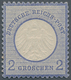 Deutsches Reich - Brustschild: 1872, Kleiner Schild 2 Gr. Grauultramarin, Farbfrisches Exemplar In G - Unused Stamps