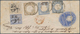 Deutsches Reich - Brustschild: 1873, Paket-Begleitbrief Von Stettin Nach USA, Freigemacht Mit 5 Gr K - Neufs