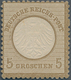 Deutsches Reich - Brustschild: 1872, 5 Groschen Ockerbraun, Kleiner Schild, Ungebraucht Mit Original - Ungebraucht