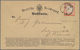 Deutsches Reich - Brustschild: 1872, 2 Kreuzer Rötlichorange, Kleienr Schild, Als Einzelfrankatur Au - Neufs