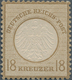 Deutsches Reich - Brustschild: 1872, 18 Kr. Ockerbraun Kleiner Schild. Die Postfrische Marke Mit Ori - Unused Stamps