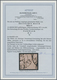 Deutsches Reich - Brustschild: 1872, 10 Gr. Ziffernzeichnung Gelblichgrau Mit Praktisch Vollständige - Neufs