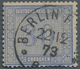 Deutsches Reich - Brustschild: 1872, 30 Gr. Ziffernzeichnung Grauultramarin Mit Poststempel-Entwertu - Unused Stamps